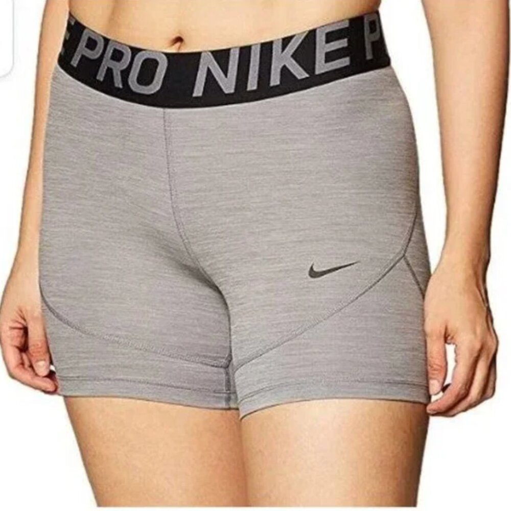 Nike Pro 5" Shorts: Gray Medium